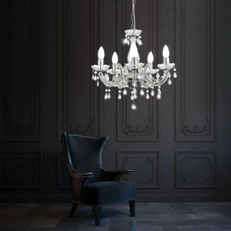 Lampadario A Sospensione Lampadario Lampadario Di Cristallo Lampada Da Soffitto Illuminazione Camera Da Letto Globo 63116-5 6 Lampadario A Sospensione Lampadario Lampadario Di Cristallo Lampada Da Soffitto Illuminazione Camera Da Letto Globo 63116-5 - immagine 4