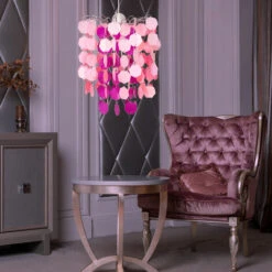 Lampada A Sospensione Per Bambini Gioco Ragazze Camera Illuminazione Lampada Da Soffitto Rosa-rosa In Un Set Che Include Lampadine A LED -Negozio al dettaglio Paulmann 28663215 3