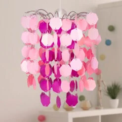Lampada A Sospensione Per Bambini Gioco Ragazze Camera Illuminazione Lampada Da Soffitto Rosa-rosa In Un Set Che Include Lampadine A LED -Negozio al dettaglio Paulmann 28663215 5
