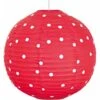 Lampada A Sospensione A Soffitto Di Design, Lampada A Sospensione A Sfera Per L'illuminazione Della Camera Dei Bambini Punteggiata Di Bianco Rosso -Negozio al dettaglio Paulmann 28663963 1