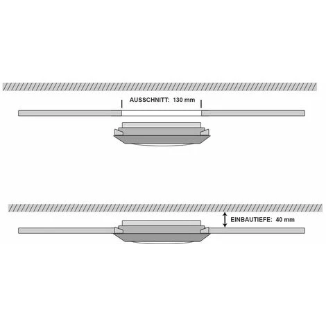 Set Di 4 Faretti Da Incasso A LED Faretti Soggiorno Illuminazione Spot Lampade Corridoio Plafoniere Da Parete 5 Set Di 4 Faretti Da Incasso A LED Faretti Soggiorno Illuminazione Spot Lampade Corridoio Plafoniere Da Parete - immagine 4