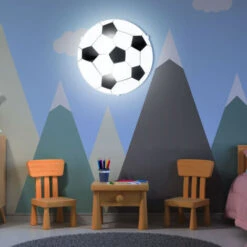 Lampada Da Soffitto Per Bambini Smart Home DIMMABLE Football Glass Light Alexa Google In Un Set Che Include Lampadine LED RGB 11 Lampada Da Soffitto Per Bambini Smart Home DIMMABLE Football Glass Light Alexa Google In Un Set Che Include Lampadine LED RGB -Negozio al dettaglio Paulmann 28664974 5