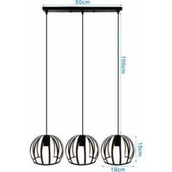 Luce Sospesa In Ferro Lampadari A Sospensione Stile Industriale Lampadario Retrò Luce Pendente Creativa In Metallo Plafoniera Vintage Installazione Facile -Nero E27 -Negozio al dettaglio Paulmann 28899172 5