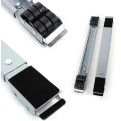 CARRELLO PER MOBILI ELETTRODOMESTICI ESTENSIBILE 45-69 CM ROTELLE RUOTE E FRENO -Negozio al dettaglio Paulmann 30400678 3