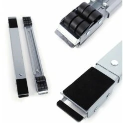 CARRELLO PER MOBILI ELETTRODOMESTICI ESTENSIBILE 45-69 CM ROTELLE RUOTE E FRENO -Negozio al dettaglio Paulmann 30400678 5