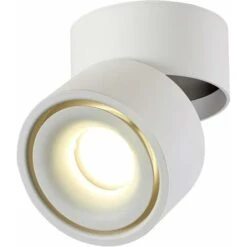 Faretto LED 10W Plafoniera, Angolo Corpo Lampada Regolabile, Faretti, Faretto, Faretto, Faretto Orientabile, Faretto LED, 10x10x10cm (bianco-4000K) [classe Energetica A +]