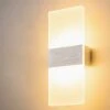 Applique Da Parete Per Interni LED 12W Lampada Da Parete In Vetro Design Semplice Pennello Grigio Per Camera Da Letto Soggiorno Bagno 29 Cm [Classe Energetica A +] -Negozio al dettaglio Paulmann 31781805 1