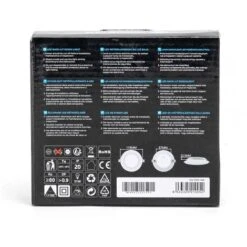 Faretto Led Slim Da Incasso 6W Rotondo Cornice Bianca Apertura 100 Gradi Bianco Freddo 6500K Aigostar 9 Faretto Led Slim Da Incasso 6W Rotondo Cornice Bianca Apertura 100 Gradi Bianco Freddo 6500K Aigostar -Negozio al dettaglio Paulmann 32027068 4