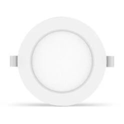 Faretto Led Slim Da Incasso 9W Rotondo Cornice Bianca Apertura 100 Gradi Bianco Neutro 4000K Aigostar