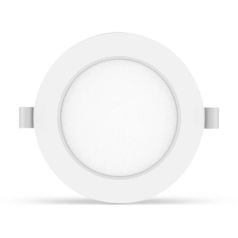 Faretto Led Slim Da Incasso 9W Rotondo Cornice Bianca Apertura 100 Gradi Bianco Neutro 4000K Aigostar 3 Faretto Led Slim Da Incasso 9W Rotondo Cornice Bianca Apertura 100 Gradi Bianco Neutro 4000K Aigostar