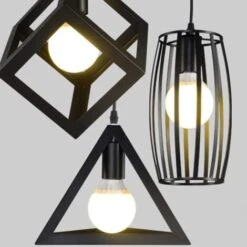 Lampadario Sospeso | Stile Industriale Retrò | Set Di 3 | Piatto Lungo -Negozio al dettaglio Paulmann 32126658 5