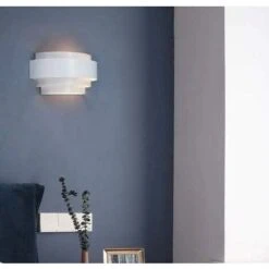 Lampada Da Parete A LED Design Semplice Lampada Da Parete In Metallo Per Camera Da Letto Scala Negozio Soggiorno Ufficio Portico (bianco Caldo) [Classe Di Efficienza Energetica A++] -Negozio al dettaglio Paulmann 32366732 4