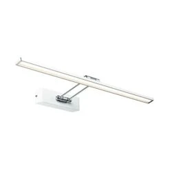 Paulmann 99893 Galeria Lampada A Led Per Illuminazione Di Quadri Beam Sixty, 11 W, Lampada Da Parete Bianca Inclusa Lampadina, Metallo Cromato