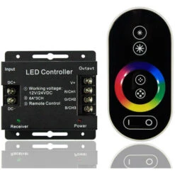 Led Controller Touch 18A Telecomando Con Centralina Per Striscia Rgb Wireless