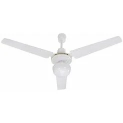 Divina Air Ventilatore Da Soffitto 3 Pale 1 Luce D.120 Bianco DA54009