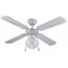 Divina Air Ventilatore Da Soffitto 4 Pale 1 Luce D.105 Cm Bianco DA54012 -Negozio al dettaglio Paulmann 33600675 1