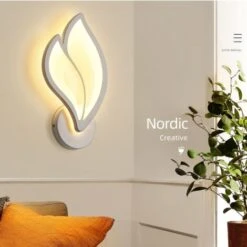 Lampada Da Parete A Led, Applique Da Muro Creativa, Applique Da Parete In Acrilico Design Moderno Per Camera Da Letto, Corridoio, Soggiorno Ufficio-Bianco Caldo -Negozio al dettaglio Paulmann 33902293 3