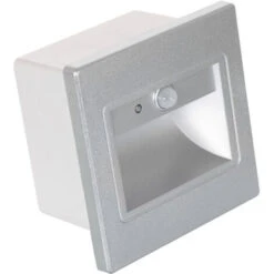 Segnapasso Da Parete LED 1.5W Da Incasso Con Sensore PIR Bark Grigio Bianco Naturale 4000K 50 Mm120º 9 Segnapasso Da Parete LED 1.5W Da Incasso Con Sensore PIR Bark Grigio Bianco Naturale 4000K 50 Mm120º -Negozio al dettaglio Paulmann 34686608 3