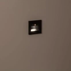 Segnapasso LED Con Sensore PIR Finitura Nero Bianco Naturale 4000K 50 Mm120º -Negozio al dettaglio Paulmann 34686610 5