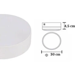 Plafoniera Led Soffitto 50W Luce Calda Lampada Rotonda Moderna Applique Bianco 9 Plafoniera Led Soffitto 50W Luce Calda Lampada Rotonda Moderna Applique Bianco -Negozio al dettaglio Paulmann 35112714 3