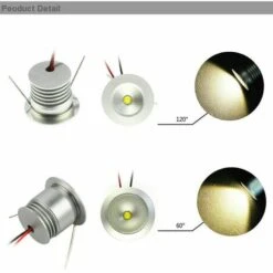9 Mini Faretto 12v Incasso Cob Led 1w Foro 15mm Segnapasso Esterno Interno Ip65 Bianco Naturale -Negozio al dettaglio Paulmann 36016416 4
