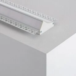 Profilo In Alluminio Da Incasso In Gesso / Cartongesso Con Coperchio Continuo Per Strisce LED Fino A 20mm -Negozio al dettaglio Paulmann 36983512 5
