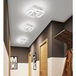 Lampadario In Acrilico Stile Nordico Plafoniera Moderna A Led Bianco Plafoniere Dal Design Creativo Per Camera Da Letto, Cucina, Soggiorno, Corridoio, Ristorante, Balcone, Bianco Freddo -Negozio al dettaglio Paulmann 37534160 3