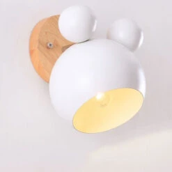 Applique Da Muro Nordica Lampada A Muro Per Cartoni Animati Luce A Muro Di Personalità Semplice Applique Da Parete Creativa Per Soggiorno Camera Da Letto Camera Dei Bambini Bianca -Negozio al dettaglio Paulmann 37544036 3