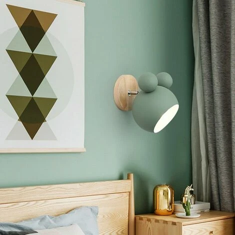 Applique Da Muro Nordica Lampada A Muro Per Cartoni Animati Luce A Muro Di Personalità Semplice Applique Da Parete Creativa Per Soggiorno Camera Da Letto Camera Dei Bambini Verde 3 Applique Da Muro Nordica Lampada A Muro Per Cartoni Animati Luce A Muro Di Personalità Semplice Applique Da Parete Creativa Per Soggiorno Camera Da Letto Camera Dei Bambini Verde