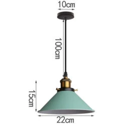 Lampadari A Sospensione Retrò Verde Lampadari A Sospensione Vintage Ø22CM Plafoniera Industriale Luce Pendente Moderna Per Ristorante Loft Kitchen Coffee Shop E27 11 Lampadari A Sospensione Retrò Verde Lampadari A Sospensione Vintage Ø22CM Plafoniera Industriale Luce Pendente Moderna Per Ristorante Loft Kitchen Coffee Shop E27 -Negozio al dettaglio Paulmann 37976355 5