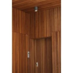 Tasa Lampada Plafoniera Grigio Scuro 1 X Par30 75W Marca Faro