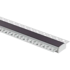 Profilo In Alluminio Integrazione In Gesso / Cartongesso Per Doppia Striscia LED Fino A 20mm 1000 Mm Coperchio Nero -Negozio al dettaglio Paulmann 38896811 4