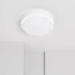 Plafoniera LED 15W Circolare Per Esterni Ø140 Mm IP65 Hublot White Bianco Freddo 6500K -Negozio al dettaglio Paulmann 39034096 4