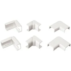 KIT ACCESSORI N.1 PER CANALE PORTA CAVO 20X10MM