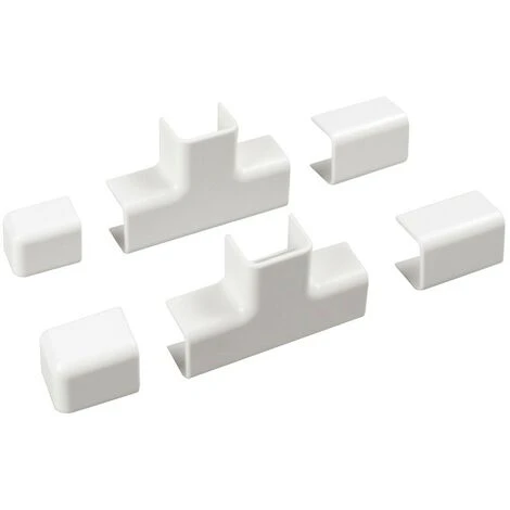KIT ACCESSORI N2 PER CANALE 20X15MM BIANCO 3 KIT ACCESSORI N2 PER CANALE 20X15MM BIANCO