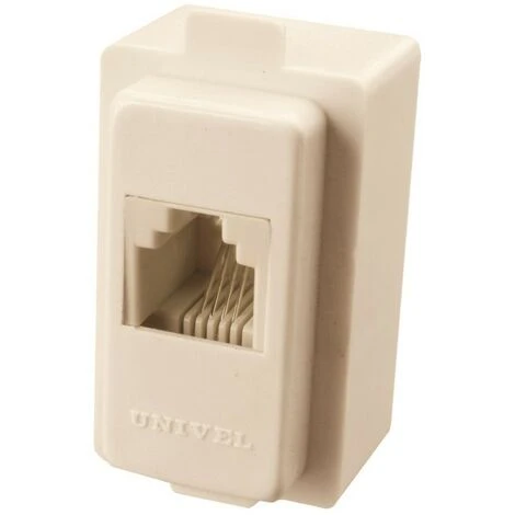 FRUTTO PRESA TELEFONICA 6/4 POLI 3 FRUTTO PRESA TELEFONICA 6/4 POLI