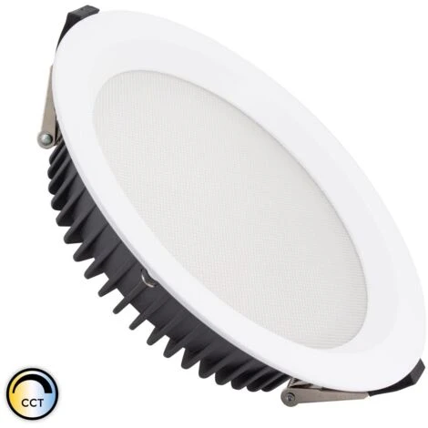 Downlight LED 40W New Aero Slim CCT Selezionabile Quadrato 130 Lm/W Microprismatico (UGR17) LIFUD Foro Ø 200 Mm Selezionabile (Caldo-Naturale-Freddo) 110° 6 Downlight LED 40W New Aero Slim CCT Selezionabile Quadrato 130 Lm/W Microprismatico (UGR17) LIFUD Foro Ø 200 Mm Selezionabile (Caldo-Naturale-Freddo) 110° - immagine 4