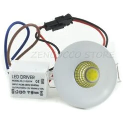 MINI FARETTO LED COB 3W Puntoluce Incasso A Molle Fisso 240Lm 220v Bianco Naturale -Negozio al dettaglio Paulmann 41948016 3