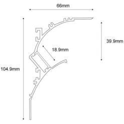 Tappi Di Copertura Per Profilo In Alluminio Con Rif. BPERFALP194 Coperture Laterali Sinistra -Negozio al dettaglio Paulmann 41979030 3