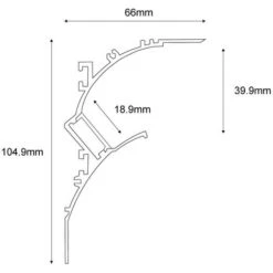 Tappi Di Copertura Per Profilo In Alluminio Con Rif. BPERFALP194 Coperture Laterali Sinistra -Negozio al dettaglio Paulmann 41979030 5