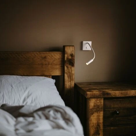 Applique Da Lettura A LED "HALE" 3W Colore Bianco 4 Applique Da Lettura A LED "HALE" 3W Colore Bianco - immagine 2