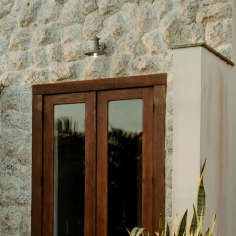 Applique Rustica Da Esterno "Sea" IP44 E27 Colore Verde 4 Applique Rustica Da Esterno "Sea" IP44 E27 Colore Verde - immagine 2