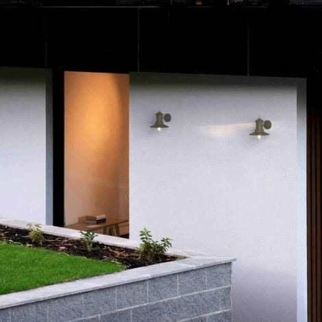 Applique Rustica Da Esterno "Sea" IP44 E27 Colore Verde 5 Applique Rustica Da Esterno "Sea" IP44 E27 Colore Verde - immagine 3