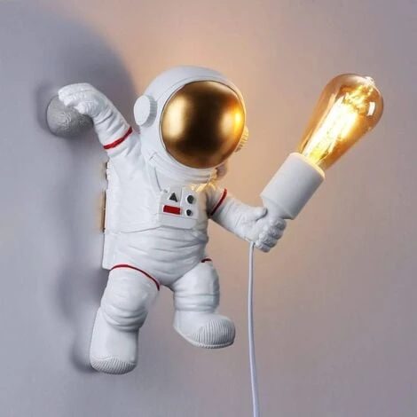 Applique Per Astronauti "Conrad". Colore Bianco 6 Applique Per Astronauti "Conrad". Colore Bianco - immagine 4