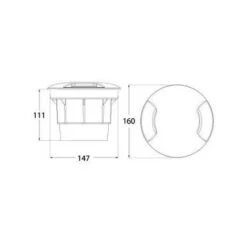 FUMAGALLI CECI 160 2L GX53 10W Faretto Da Incasso A LED Per Installazione A Pavimento -Negozio al dettaglio Paulmann 41984010 3