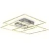 B.K.Licht Plafoniera LED Da 40W, 2 Cornici Orientabili, Luce Calda 3000K, Lampada Da Soffitto Per Ufficio “Frame”, Colore Cromato-alluminio Spazzolato 1 B.K.Licht Plafoniera LED Da 40W, 2 Cornici Orientabili, Luce Calda 3000K, Lampada Da Soffitto Per Ufficio “Frame”, Colore Cromato-alluminio Spazzolato -Negozio al dettaglio Paulmann 42417119 1