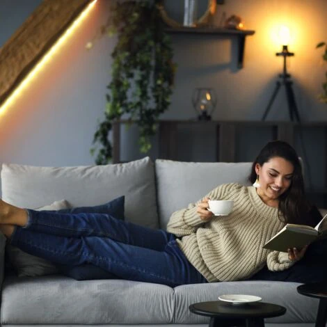 B.K.Licht Striscia LED 3m, Cambio Colori RGB Con Telecomando, Dimmerabile, Adesiva, Accorciabile, Nastro Luminoso LED, Alimentatore Spina Europea, Bianca, Per Interni IP20 6 B.K.Licht Striscia LED 3m, Cambio Colori RGB Con Telecomando, Dimmerabile, Adesiva, Accorciabile, Nastro Luminoso LED, Alimentatore Spina Europea, Bianca, Per Interni IP20 - immagine 4