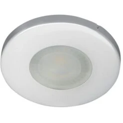 Faretto Incasso Stagno Bagno Foro IP44 Interno GX5,3 Cromo CE 60 Mm