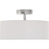 HOMCOM Lampadario A Soffitto Moderno Con Paralume In Tessuto - Bianco 1 HOMCOM Lampadario A Soffitto Moderno Con Paralume In Tessuto - Bianco -Negozio al dettaglio Paulmann 43555182 1