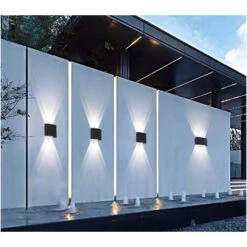 Applique LED Lampada Parete 12W Ovale Nero Doppia Luce Fredda Esterno Interno -Negozio al dettaglio Paulmann 46037515 4